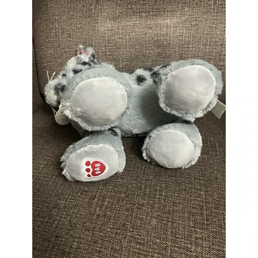 Build a Bear Promise Pets Gray Spotted Kitty‎ Cat Snow Leopard Plush Stuffed 12